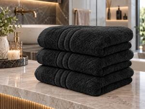 Osuška Comfort Maxi 100x180 cm čierna, 100% bavlna