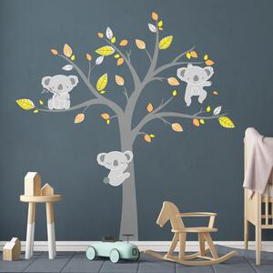 Detské samolepky na stenu Ambiance Koala Autumn