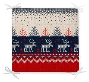 Vianočný sedák s prímesou bavlny Minimalist Cushion Covers Nordic, 42 x 42 cm