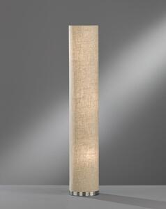 Béžová stojacia lampa s textilným tienidlom (výška 110 cm) Thor – Fischer & Honsel