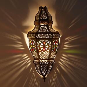 Mosadzné nástenné svietidlo Ayah