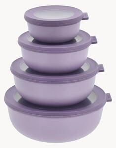Úložné dózy's pokrievkami Cirqula Nordic Lilac, 4 ks