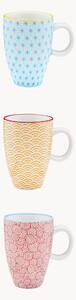 Porcelánové šálky Pattern, 6 ks