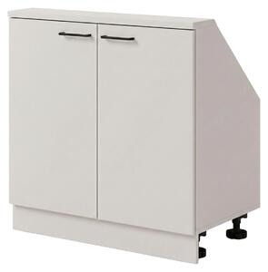 INNOVAHOME Skrinka pod šikminu 60cm Nízky regál Biela