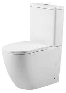 Erga Siena, WC kombi misa 620x365x820 mm, Rimless + toaletné sedadlo, biela lesklá, ERG-V03-SIENA-RIM-WH