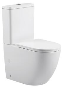 Erga Torre, WC kombi misa 620x385x835 mm, Tornado 2.0 + toaletné sedadlo, biela lesklá, ERG-V03-TORRE-TO2-WH