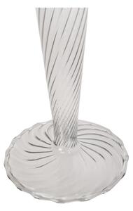 Sklenený svietnik PT LIVING Swirl, výška 26,5 cm