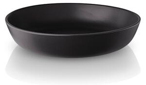 Čierny kameninový hlboký tanier Eva Solo Nordic, 20 cm