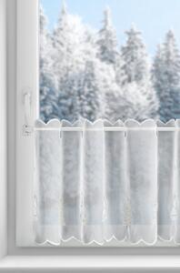 KRÁTKA ZÁCLONA NA PÚTKACH XMAS11 150X40 CM VZOROVANÁ