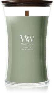 Woodwick Verdant Fig vonná sviečka s dreveným knotom 610 g
