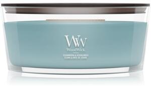 Woodwick Cedarwood & Ocean Moss vonná sviečka s dreveným knotom 453.6 g