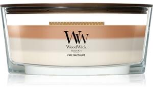 Woodwick Trilogy Café Macchiato vonná sviečka s dreveným knotom 453.6 g