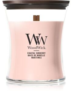 Woodwick Coastal Sunberry vonná sviečka s dreveným knotom 275 g