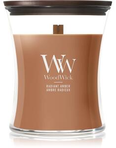 Woodwick Radiant Amber vonná sviečka s dreveným knotom 275 g