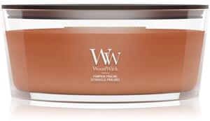 Woodwick Pumpkin Praline vonná sviečka s dreveným knotom 453.6 g