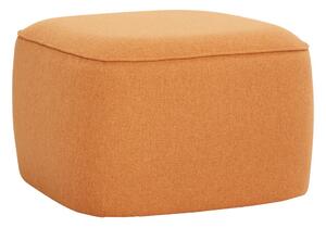 Oranžový puf Hübsch Cube