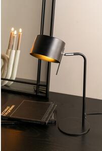 Čierna stolová lampa Leitmotiv Shell, výška 45 cm
