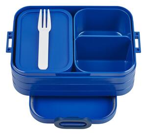 3 ks desiatových boxov s vidličkou Vivid blue – Mepal
