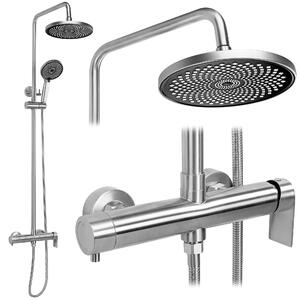 Rea Hunter, sprchový set, brúsená oceľ, REA-P8928