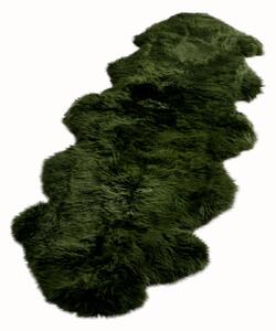 Zelená ovčia kožušina Native Natural Double, 60 x 240 cm