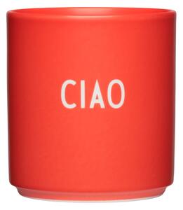 Porcelánový hrnček Ciao Red 300 ml