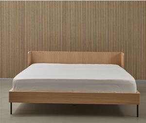 Dvojlôžková posteľ v dekore duba 180x200 cm v prírodnej farbe Wrap – Selection