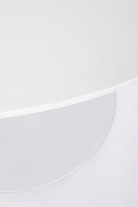 MUZZA Jedálenský stôl Bloom Ø 120 cm bielý