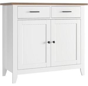 Kuchynská skrinka HOS-PB-443, rozmery 40 x 91 x 82 cm, biela farba