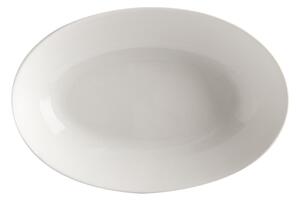 Biely porcelánový hlboký tanier Maxwell & Williams Basic, 25 x 17 cm