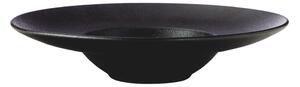 Čierny hlboký keramický tanier ø 28 cm Caviar – Maxwell & Williams