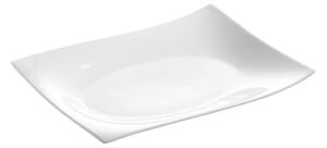 Biely porcelánový servírovací tanier 22x30 cm Motion – Maxwell & Williams
