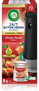 Air Wick Active Fresh Winter Punch & Spices automatický osviežovač vzduchu s náplňou 228 ml