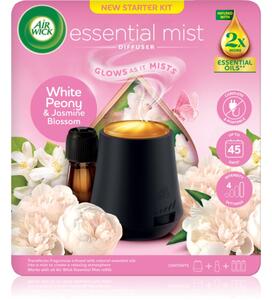 Air Wick Aroma Mist White Peony & Jasmine Blossom aróma difuzér s náplňou + batérie 1 ks