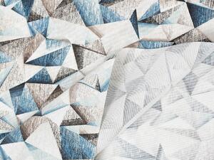 Biante Dekoračný štvorcový obrus Porto PRT-007 Modro-hnedé kryštály 40x40 cm