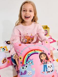 Sinsay - Obliečka na vankúš Gabby's Dollhouse - pastelová ružová