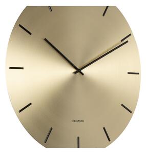 Nástenné kyvadlové hodiny v zlatej farbe Karlsson Impressive, ø 47 cm