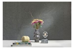 Tmavomodrá kameninová váza Villa Collection Rost, výška 30 cm