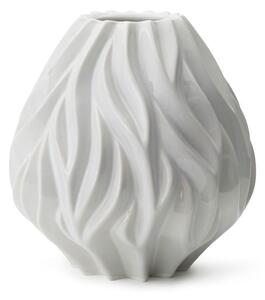 Biela porcelánová váza Morsø Flame, výška 23 cm