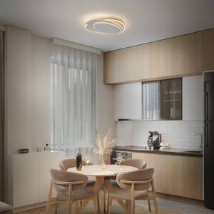 OSRAM Stropné LED svetlo ORBIS LAYERS, biele, 49 x 36 cm,, Biela / opálová, Obývacia izba / jedáleň, kov, Moderný, Závesné svietidlo