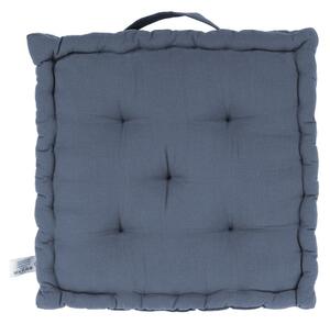 Modrý sedák na stoličky s uchom Tiseco Home Studio, 40 x 40 cm