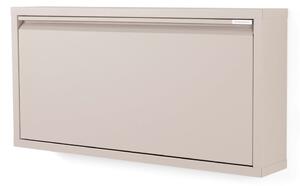 Taupe kovová výklopná skrinka na topánky 75x37,5x12,5 cm Billy – Spinder Design