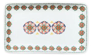 Porcelánový servírovací tanier Villa Altachira Gardeny, 20 x 12 cm