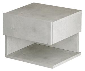 Loftový nočný stolík LEVY 27, beton