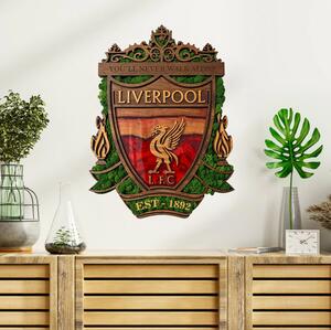 Machový drevený obraz - Liverpool