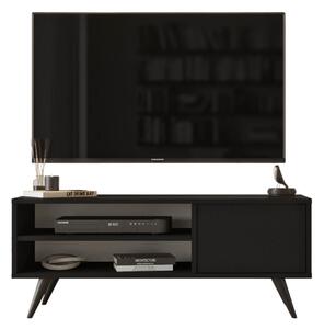 TV stolík na nôžkach CADDY 1, farba čierna