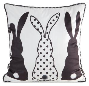 EUROFIRANY VEĽKONOČNÁ DEKORAČNÁ OBLIEČKA NA VANKÚŠ EASTER04 45X45 CM VZOROVANÁ