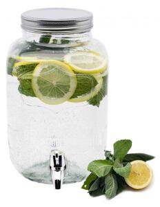 ADH Pohár s kohútikom na limonádu 4,0l sklo