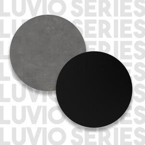 Závesná TV skrinka LEVY 9, farba betón + čierna