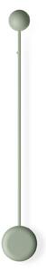 Vibia Pin 1692 LED nástenné svetlo, 70 cm, zelené, Zelená, Obývacia izba / jedáleň, Hliník, Moderný, Nástenné svietidlo