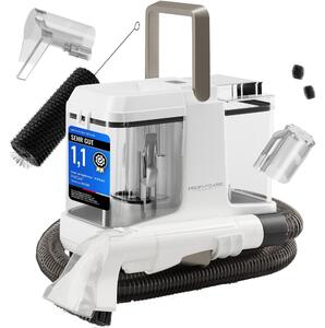 ProfiCare PC-PTR 3153, Handheld, Koberec, Čalúnenie, 0,8 L, 0,6 L, 330 W, Čierna, Biela